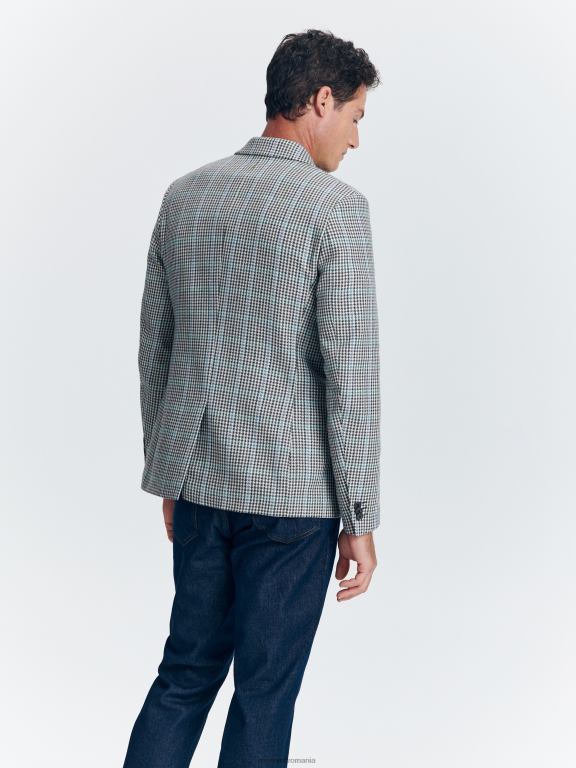 acva Reserved bărbați îmbrăcăminte blazer cu carouri slim fit 648HZ1141