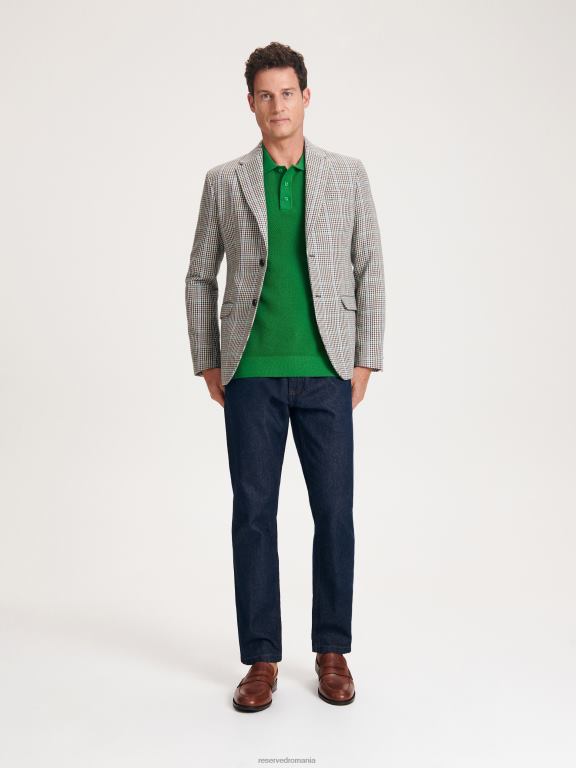 acva Reserved bărbați îmbrăcăminte blazer cu carouri slim fit 648HZ1141