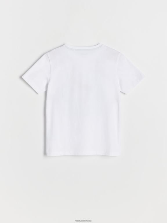 alb Reserved băieți îmbrăcăminte printre noi tricou 648HZ2132