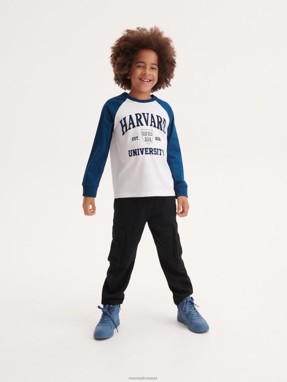 alb Reserved băieți îmbrăcăminte tricou 648HZ2008