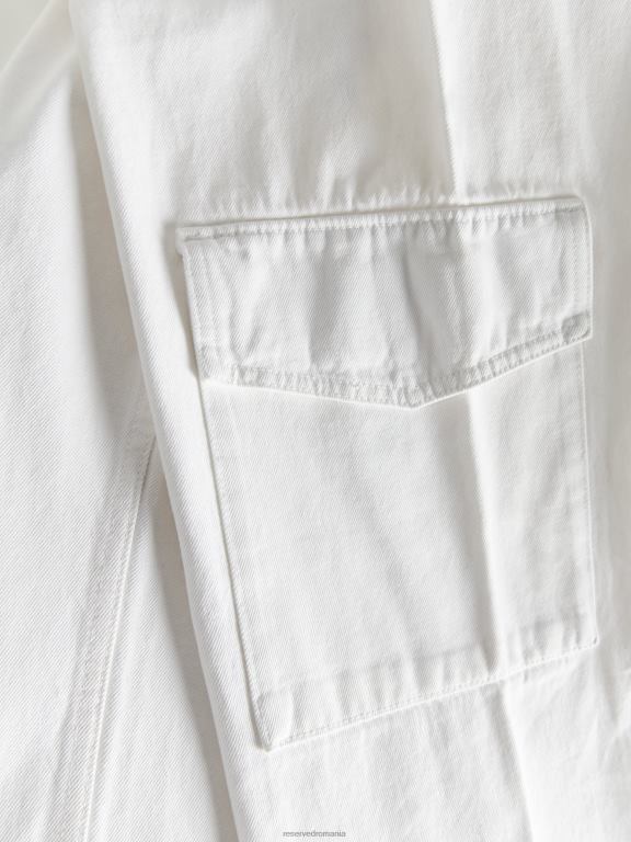 alb Reserved femei îmbrăcăminte blugi flare 648HZ788