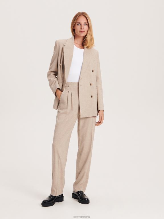 alb Reserved femei îmbrăcăminte body fără mâneci 648HZ125