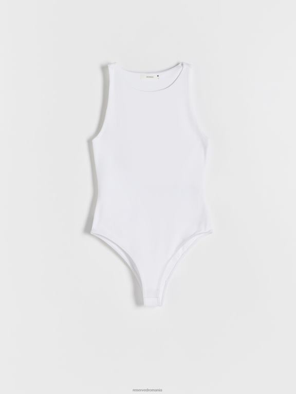 alb Reserved femei îmbrăcăminte corp slim fit 648HZ435