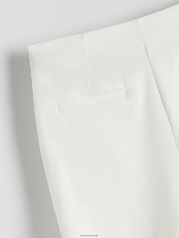 alb Reserved femei îmbrăcăminte fustă 648HZ599