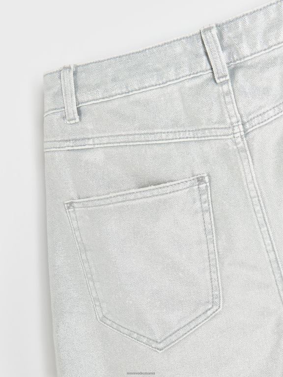 alb Reserved femei îmbrăcăminte pantaloni scurți cu talie înaltă 648HZ610