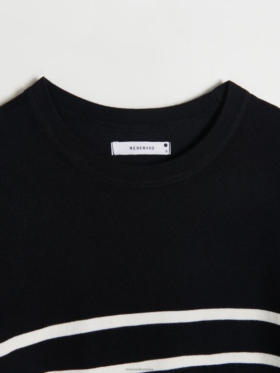 alb Reserved femei îmbrăcăminte top bogat în viscoză 648HZ294