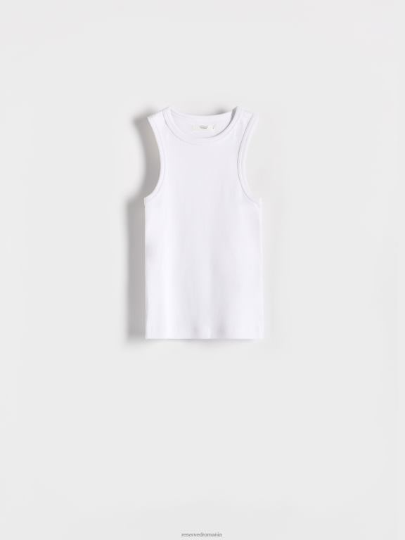 alb Reserved femei îmbrăcăminte top tricotat 648HZ218