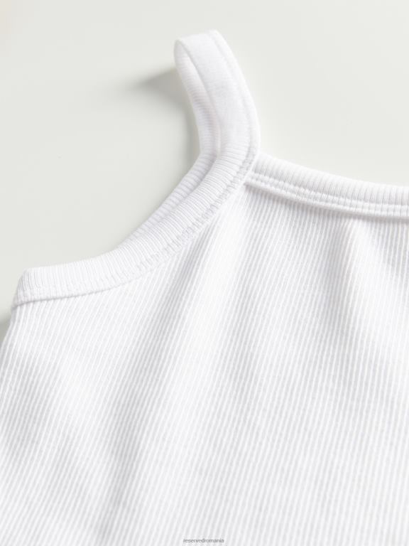 alb Reserved fetelor îmbrăcăminte cami top 648HZ1966