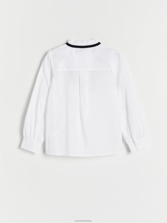 alb Reserved fetelor îmbrăcăminte cămaşă 648HZ1874