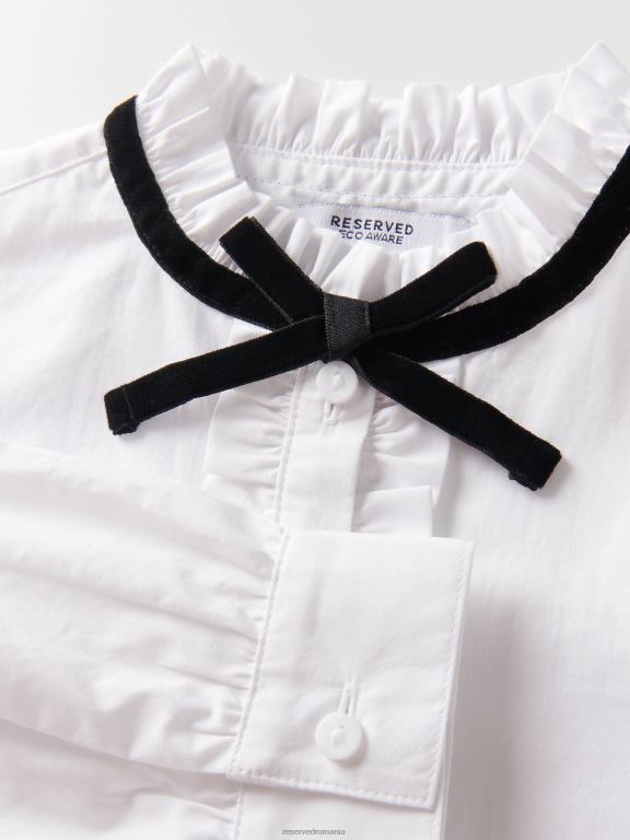 alb Reserved fetelor îmbrăcăminte cămaşă 648HZ1874