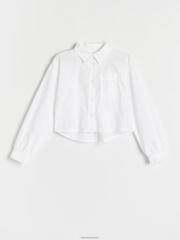 alb Reserved fetelor îmbrăcăminte cămaşă 648HZ1893