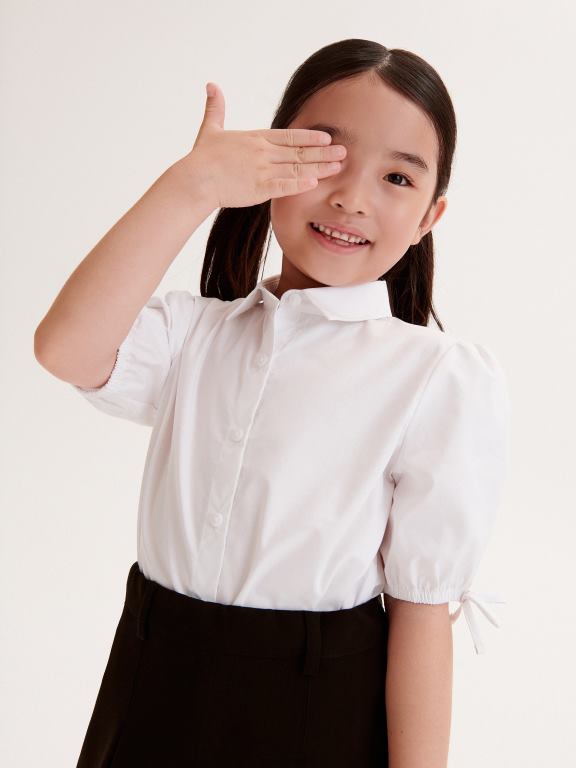 alb Reserved fetelor îmbrăcăminte cămaşă 648HZ1895