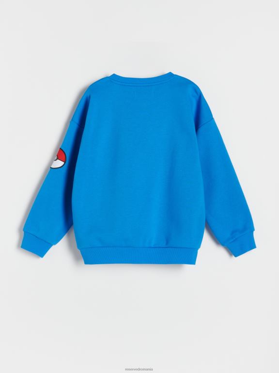 albastru Reserved băieți îmbrăcăminte hanorac pokemon 648HZ2128