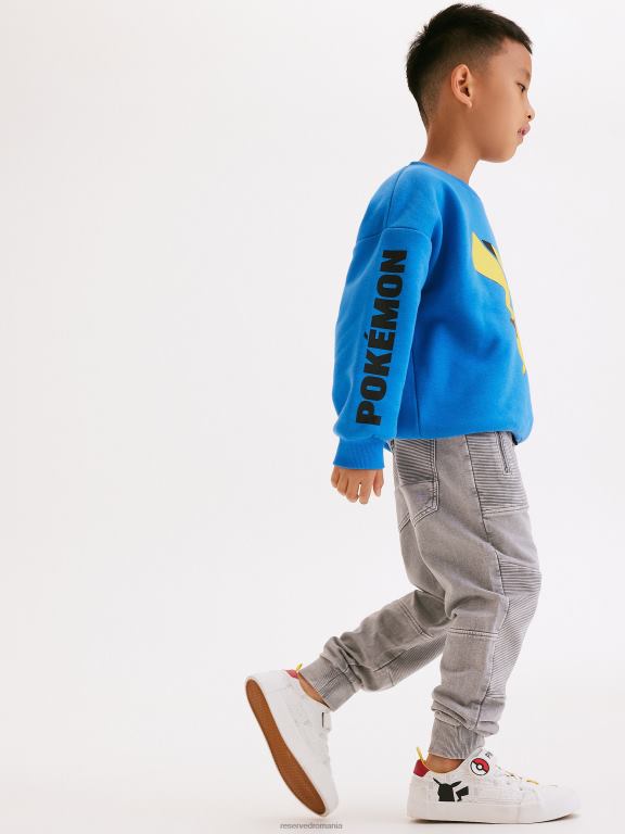 albastru Reserved băieți îmbrăcăminte hanorac pokemon 648HZ2128