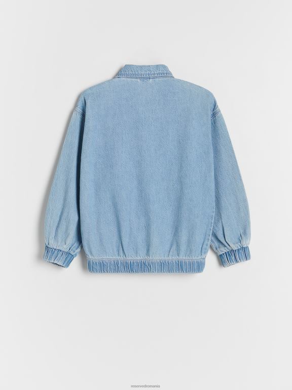 albastru Reserved băieți îmbrăcăminte jacheta de Bombardier 648HZ2112