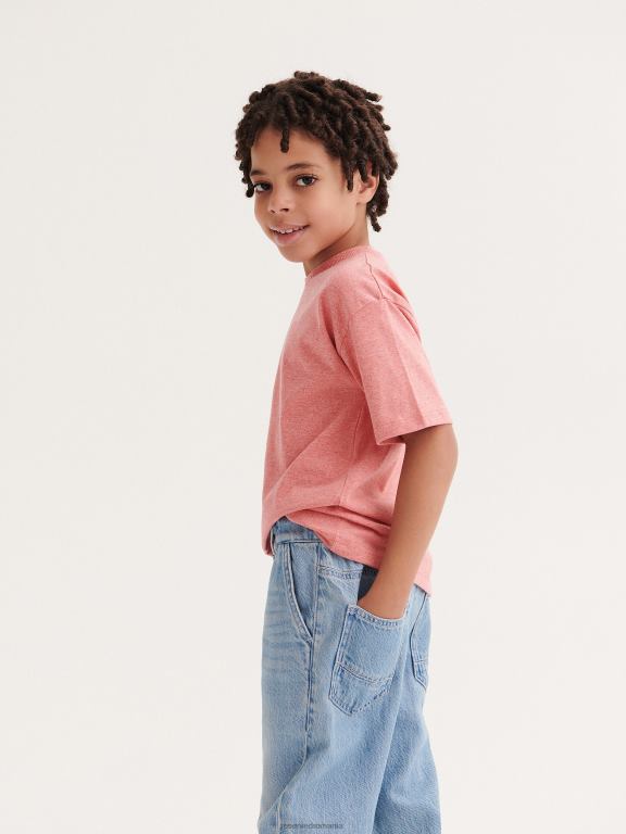 albastru Reserved băieți îmbrăcăminte pantaloni clasici din denim cu picioare largi 648HZ2153