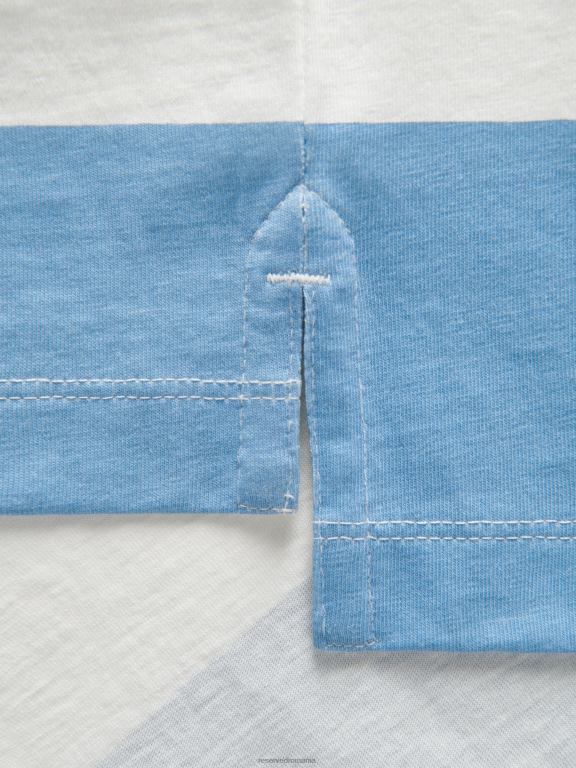 albastru Reserved băieți îmbrăcăminte tricou polo cu detaliu de broderie 648HZ2021