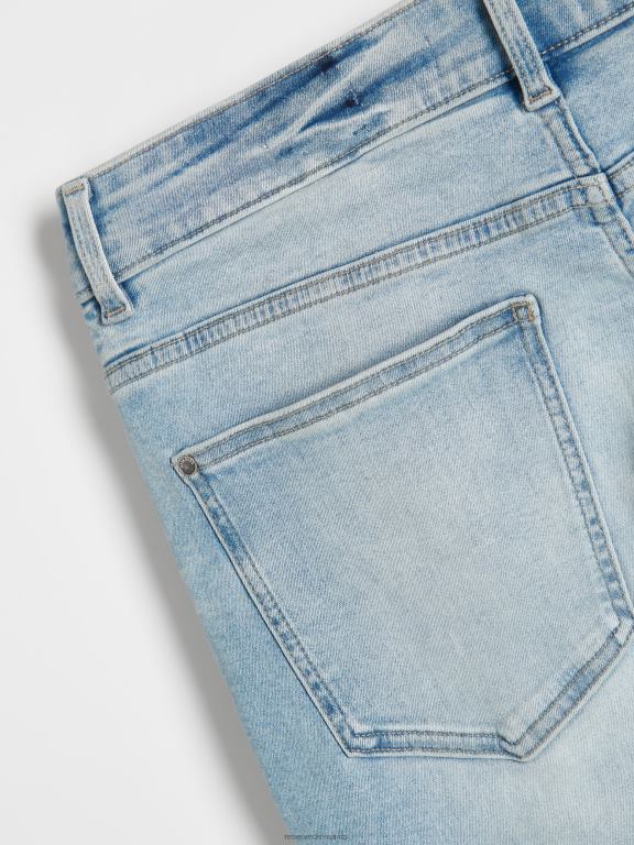 albastru Reserved bărbați îmbrăcăminte blugi morcov slim 648HZ1546