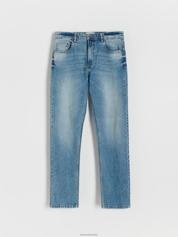 albastru Reserved bărbați îmbrăcăminte blugi obișnuiți 648HZ1578