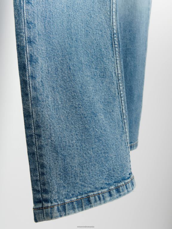 albastru Reserved bărbați îmbrăcăminte blugi obișnuiți 648HZ1578