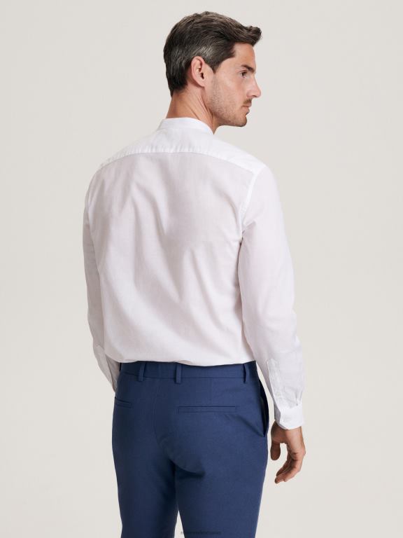 albastru Reserved bărbați îmbrăcăminte pantaloni chino slim 648HZ1501