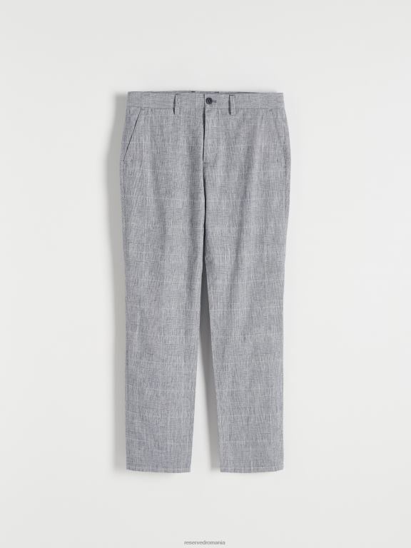 albastru Reserved bărbați îmbrăcăminte pantaloni chino slim fit noi 648HZ1355