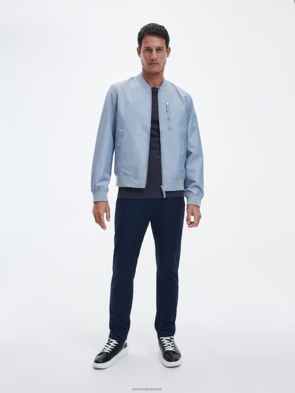 albastru Reserved bărbați îmbrăcăminte pantaloni chino slim fit noi 648HZ1499