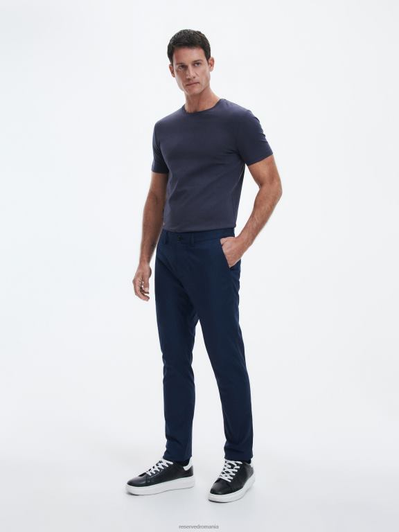 albastru Reserved bărbați îmbrăcăminte pantaloni chino slim fit noi 648HZ1499