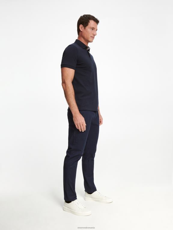 albastru Reserved bărbați îmbrăcăminte pantaloni chino slim fit noi 648HZ1499