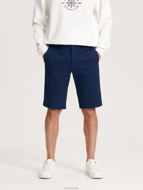 albastru Reserved bărbați îmbrăcăminte pantaloni scurți subțiri 648HZ1443