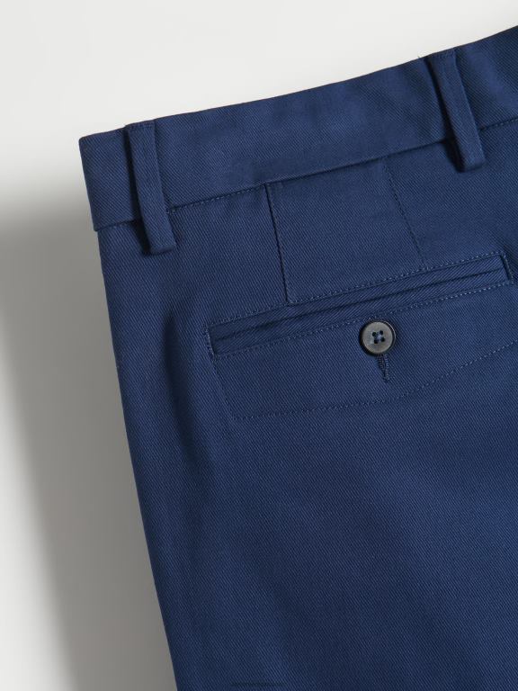 albastru Reserved bărbați îmbrăcăminte pantaloni scurți subțiri 648HZ1443