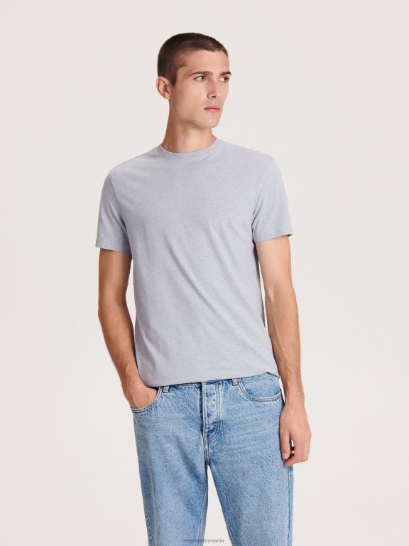 albastru Reserved bărbați îmbrăcăminte tricou nou regular fit 648HZ1225