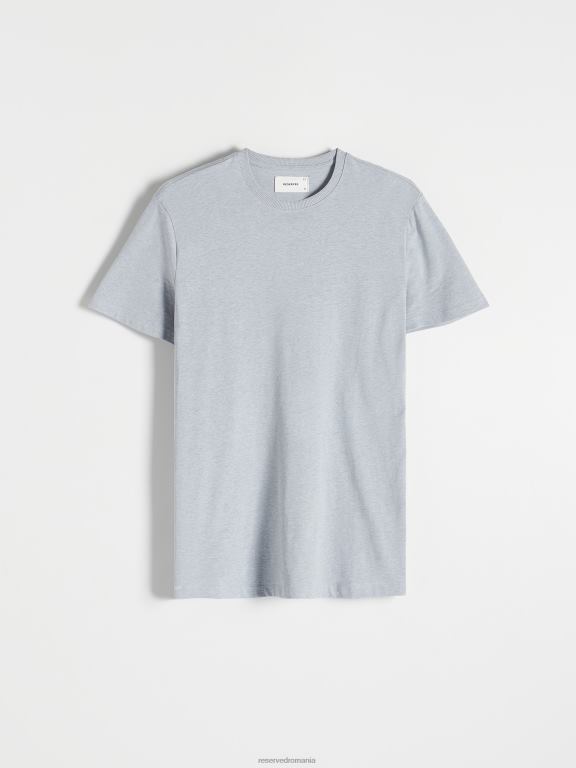 albastru Reserved bărbați îmbrăcăminte tricou nou regular fit 648HZ1225
