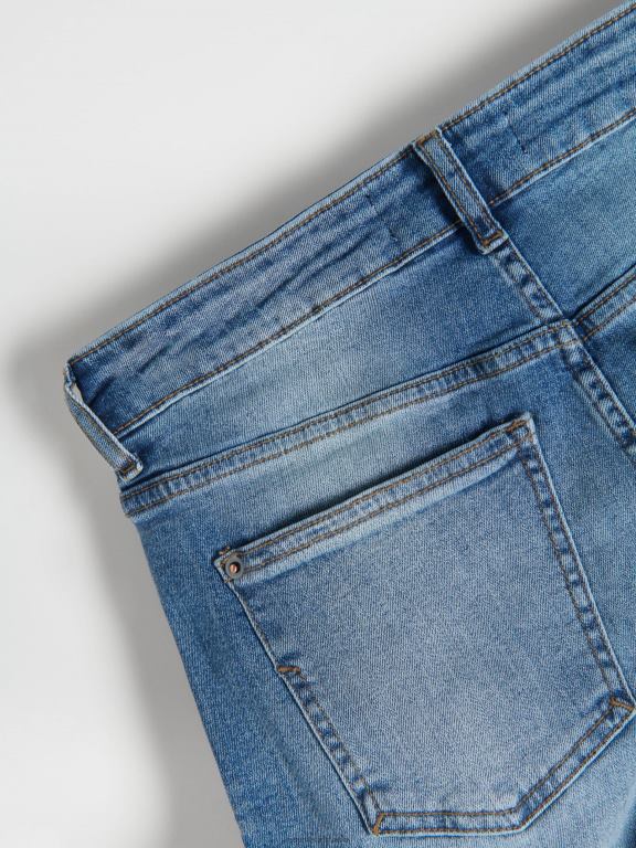 albastru Reserved femei îmbrăcăminte blugi boyfriend slim 648HZ751