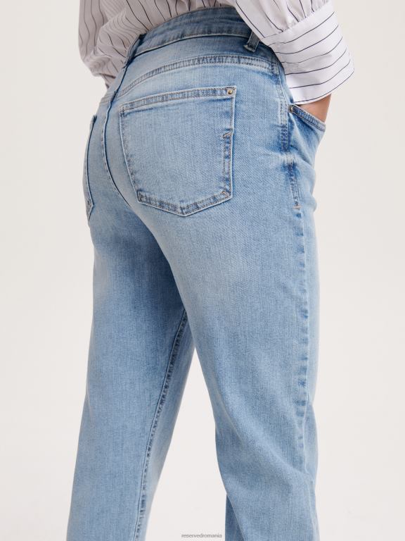 albastru Reserved femei îmbrăcăminte blugi boyfriend slim 648HZ760