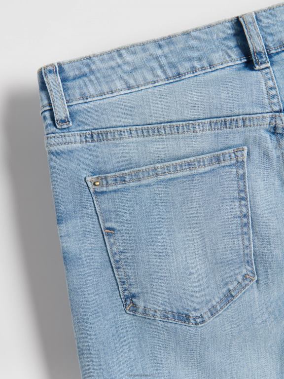 albastru Reserved femei îmbrăcăminte blugi boyfriend slim 648HZ760