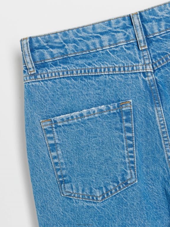 albastru Reserved femei îmbrăcăminte blugi din amestec de bumbac reciclat 648HZ710