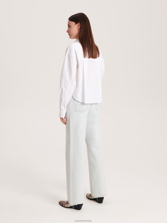 albastru Reserved femei îmbrăcăminte blugi drepti 648HZ105