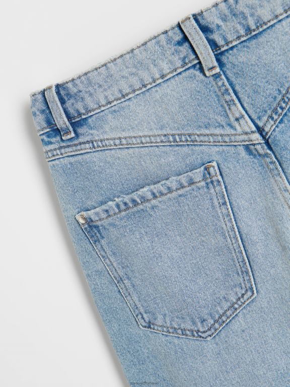 albastru Reserved femei îmbrăcăminte blugi mom fit cu talie înaltă 648HZ758