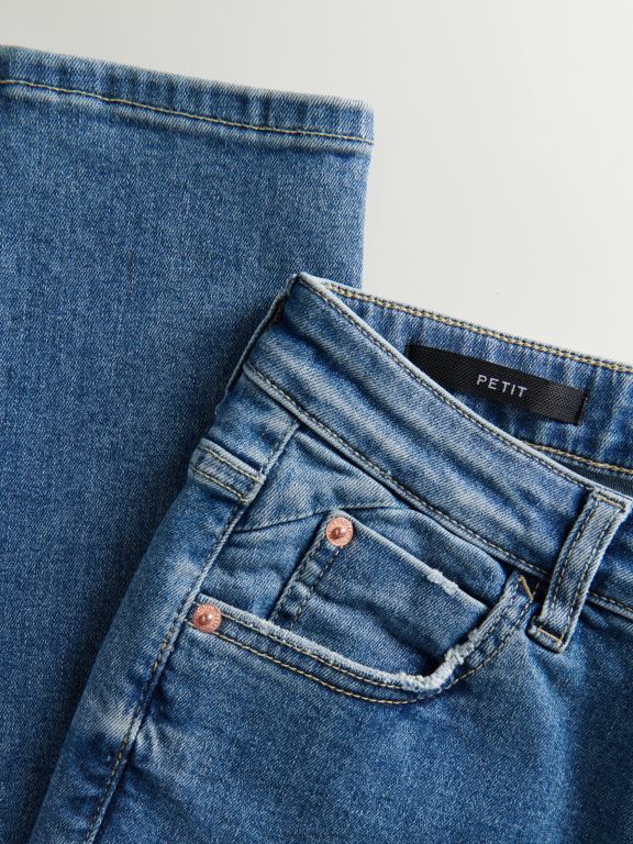 albastru Reserved femei îmbrăcăminte blugi subțiri 648HZ550