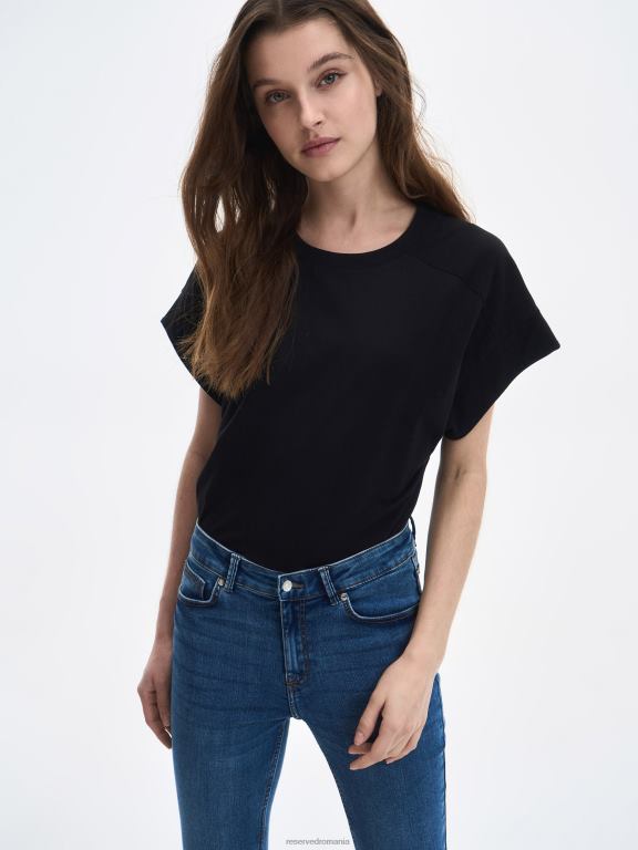 albastru Reserved femei îmbrăcăminte blugi subțiri 648HZ782