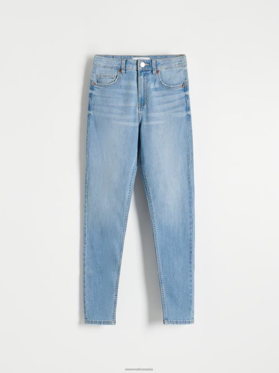 albastru Reserved femei îmbrăcăminte blugi subțiri push up 648HZ773