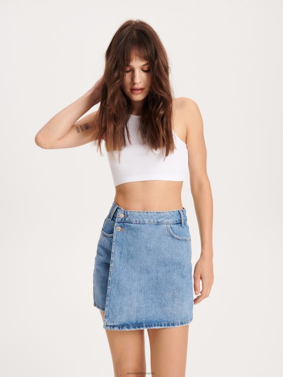 albastru Reserved femei îmbrăcăminte fustă 648HZ567