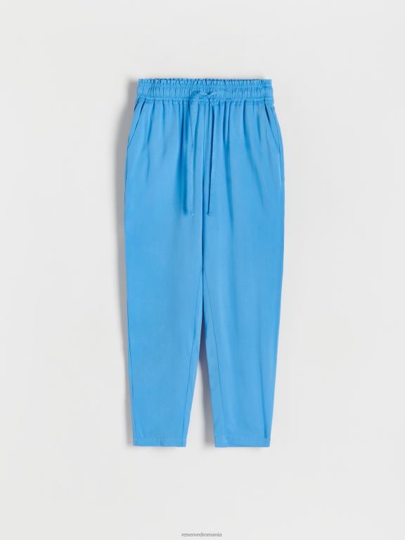 albastru Reserved femei îmbrăcăminte pantaloni din vascoza 648HZ701