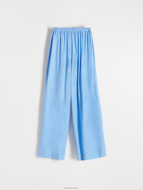 albastru Reserved femei îmbrăcăminte pantaloni din vascoza 648HZ723