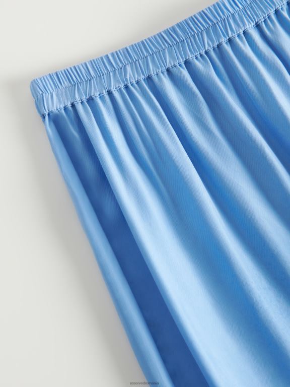 albastru Reserved femei îmbrăcăminte pantaloni din vascoza 648HZ723