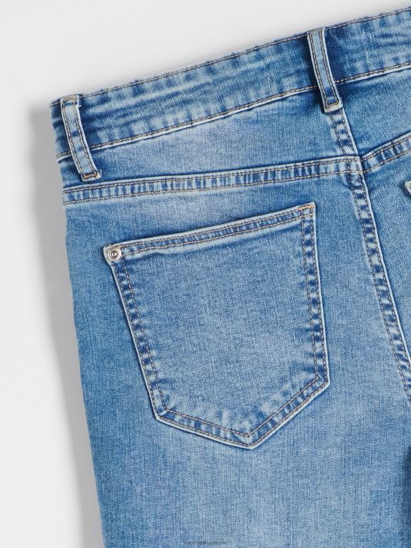 albastru Reserved femei îmbrăcăminte pantaloni scurți din denim 648HZ575