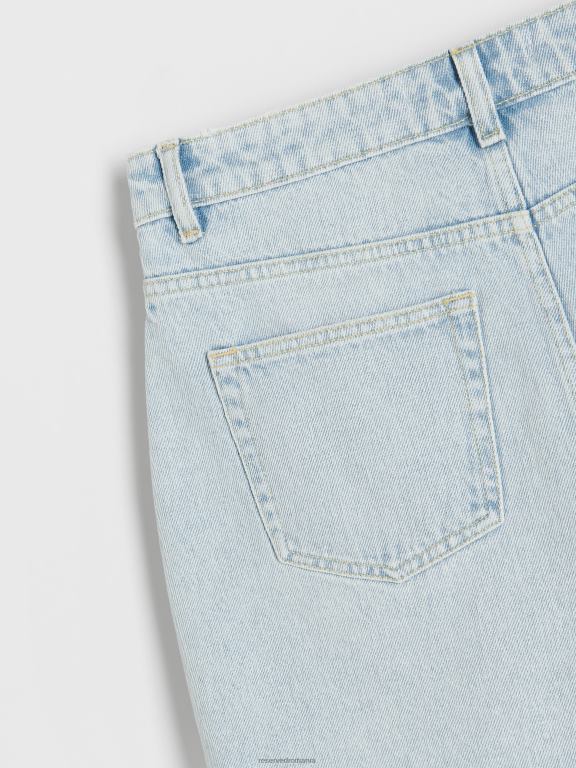 albastru Reserved femei îmbrăcăminte pantaloni scurți din denim 648HZ589