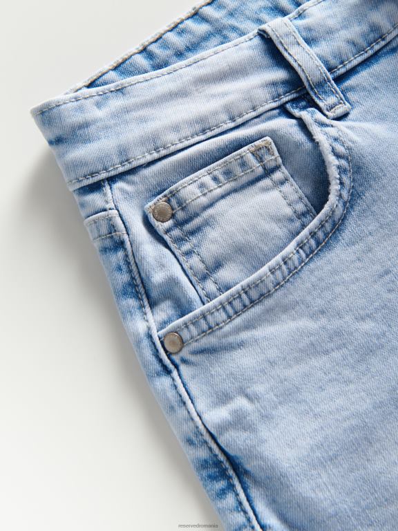 albastru Reserved femei îmbrăcăminte pantaloni scurți din denim 648HZ597