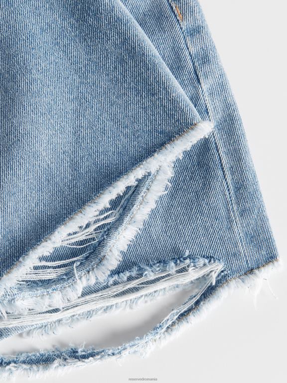 albastru Reserved femei îmbrăcăminte pantaloni scurți din denim 648HZ602